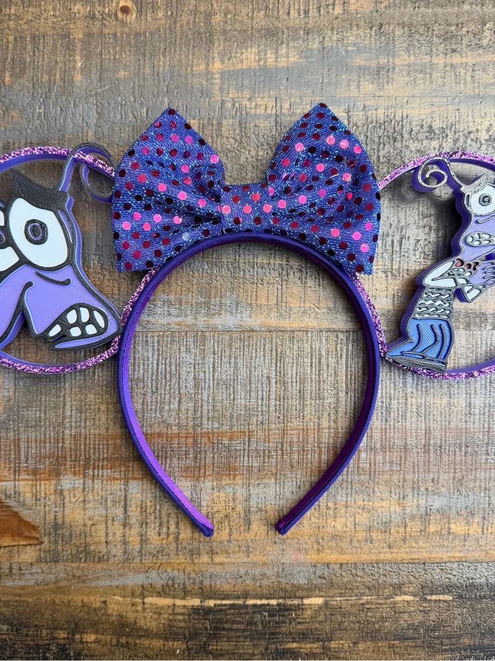 Disney Inside Out Fear Minnie Ears Purple